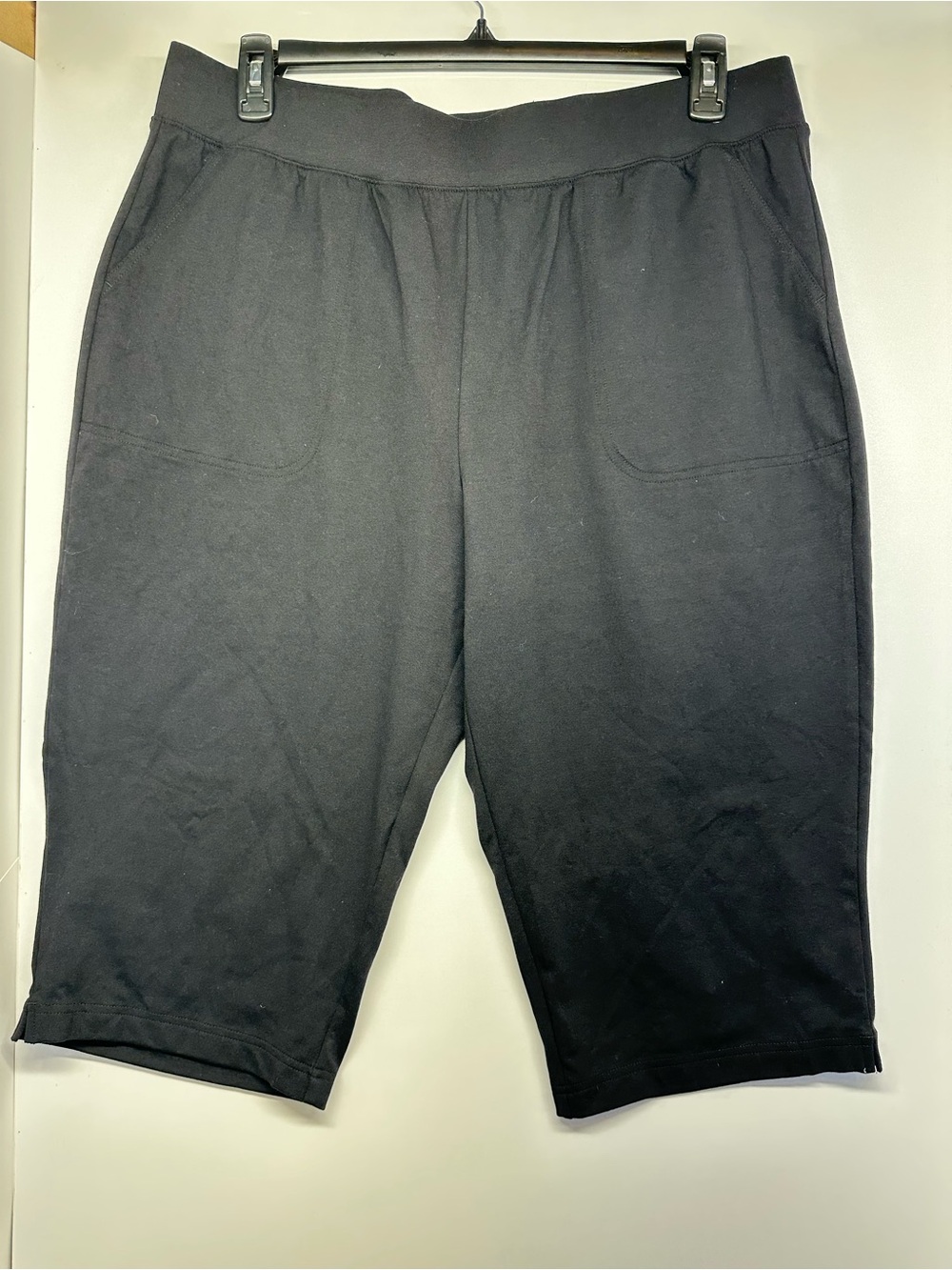 croft & barrow Black Athletic Knit Shorts